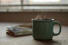 coffee and book